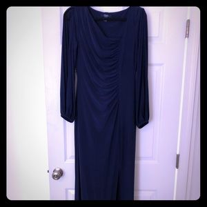 Ladies Navy Blue Evening Gown